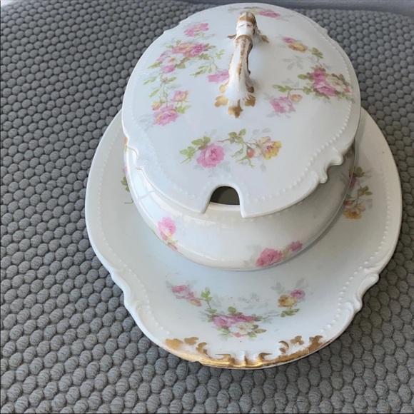 LIMOGES VINTAGE GRAVY BOAT - Picture 3 of 6